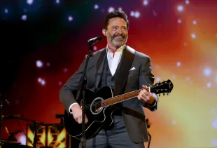 NEW YORK, NEW YORK - JANUARY 24:  (Exclusive Coverage) Hugh Jackman performs onstage during Hugh Jackman: From New York, With Love at Radio City Music Hall on January 24, 2025 in New York City. (Photo by Kevin Mazur/Kevin Mazur/Getty Images for Hugh Jackman)