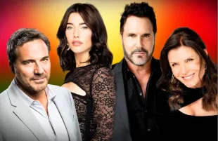 Thorsten Kaye, Jacqueline McInnes Wood, Don Diamont and Kimberlin Brown from The Bold and the Beautiful [Custom cover edited by Primetimer. Original Images © CBS]