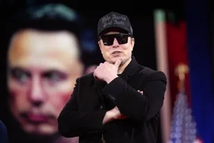 OXON HILL, MARYLAND - FEBRUARY 20: CEO of Tesla and SpaceX Elon Musk speaks at the Conservative Political Action Conference (CPAC) at the Gaylord National Resort Hotel And Convention Center on February 20, 2025 in Oxon Hill, Maryland. The annual four-day gathering brings together conservative U.S. lawmakers, international leaders, media personalities and businessmen to discuss and champion conservative ideas. (Photo by Andrew Harnik/Getty Images)