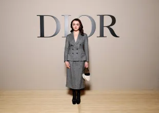 PARIS, FRANCE - FEBRUARY 27: (EDITOR’S NOTE: Image has been retouched at the request of the client.) Maisie Williams attends the Christian Dior Womenswear Fall/Winter 2024-2025 show as part of Paris Fashion Week on February 27, 2024 in Paris, France. (Photo by Pascal Le Segretain/WireImage for Christian Dior)