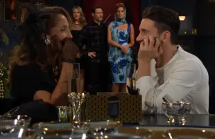 Lily Winters and Cane Ashby (Image via YouTube / Y&R INSIDER)