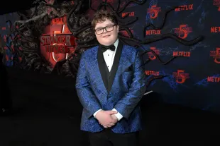 HOLLYWOOD, CALIFORNIA - NOVEMBER 06: Jake Connelly attends Netflix's "Stranger Things" Season 5 World Premiere at TCL Chinese 6 Theatres on November 06, 2025 in Hollywood, California. (Photo by Charley Gallay/Getty Images for Netflix)