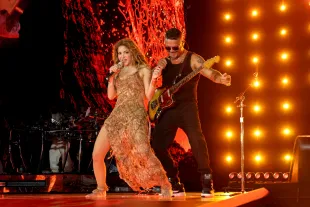 10 Best Music Collabs of 2025 (Photo by Kevin Mazur/Getty Images for Live Nation)