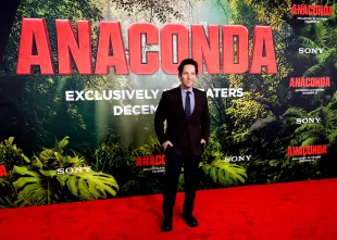 LOS ANGELES, CALIFORNIA - DECEMBER 13: Paul Rudd attends the Los Angeles Premiere Of Columbia Pictures' "Anaconda" at The United Theater on Broadway on December 13, 2025 in Los Angeles, California. (Photo by Frazer Harrison/Getty Images)
