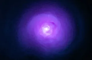 Chandra & IXPE composite image of the Perseus Cluster (Image via NASA)