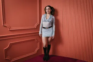 SAVANNAH, GEORGIA - OCTOBER 31: Rachel Sennott poses for a portrait at the 28th SCAD Savannah Film Festival on October 31, 2025 in Savannah, Georgia. (Photo by Emma McIntyre/Getty Images for SCAD)