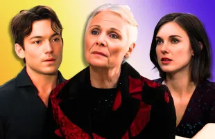 Rory Gibson, Jane Elliot and Katelyn McMullen of General Hospital [Custom cover edited by Primetimer. Original Images © ABC]