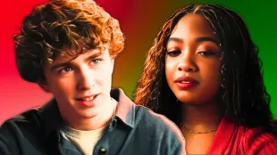 Percy and Annabeth in ‘Percy Jackson and the Olympians’ season 2 (Custom cover by PRIMETIMER, Original Image [YouTube/Disney Plus])