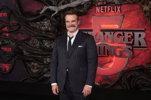 David Harbour attends the Los Angeles Premiere of Netflix's "Stranger Things" Season 5 at TCL Chinese 6 Theatres on November 06, 2025 in Hollywood, California. (Photo by Kevin Winter/Getty Images)