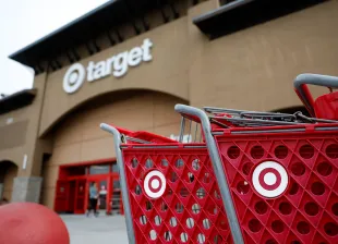 A view of a Target store on March 05, 2025 in Novato, California. (Photo by Justin Sullivan/Getty Images)