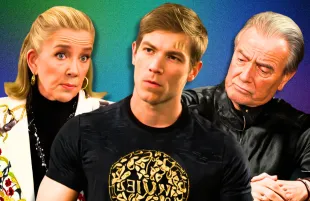 Nikki, Noah and Victor of The Young and the Restless [Custom cover edited by Primetimer. Original Images © CBS]