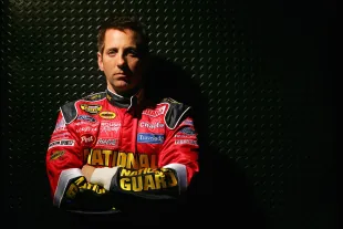 DAYTONA BEACH, FL -  FEBRUARY 9:  Greg Biffle poses for a portrait during a photo session as part of NASCAR Media day on February 9, 2006 at Daytona International Speedway in Daytona Beach, Florida.  (Photo by Jamie Squire/Getty Images)