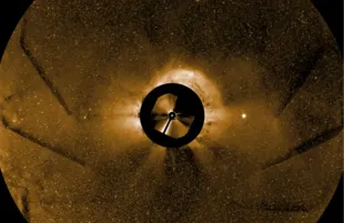 Several coronal mass ejections (CMEs) erupting from the Sun’s surface (Image via NASA)