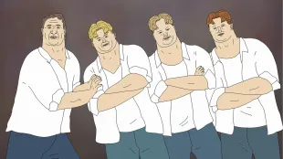 The Campbells in ‘Haha, You Clowns’ (Image via Instagram/Adult Swim)