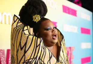 Silky Nutmeg Ganache attends the "We're Here" Season 2 Premiere at Sony Pictures Studios on October 08, 2021 in Culver City, California (Image via Getty)