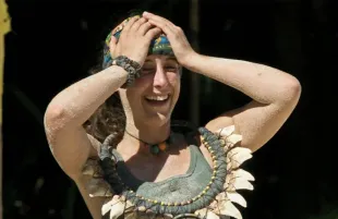 Sophi Balerdi in the Survivor 49 finale (Image via CBS)