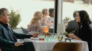 Andy Garcia as Gallino and Demi Moore as Cami Miller in Landman season 2 episode 6. (Image via Paramount+)