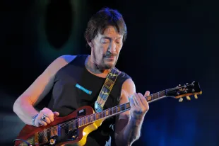 Chris Rea performs on stage at Zenith on February 23, 2010 in Munich, Germany. (Photo by Stefan M. Prager/Redferns)