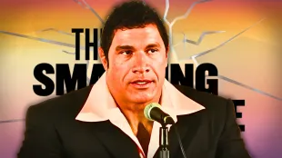 Dwayne Johnson in The Smashing Machine (Custom cover edited by Primetimer, Original Image ©️A24)