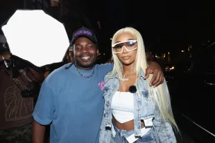 Love & Hip Hop: Miami stars Jaquae and PinkyDoll attend PinkyDoll's Video Game Release Party on July 15, 2025 in New York City.  (Photo by Johnny Nunez/WireImage)