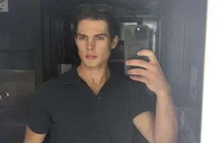 Clavicular tweeted an illustration of himself running over his stalker with his Cybertruck (Image via Instagram/@clavicular0)