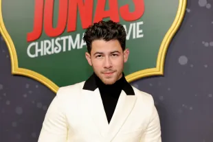 NEW YORK, NEW YORK - NOVEMBER 10: Nick Jonas attends Disney+'s "A Very Jonas Christmas Movie" New York Premiere at New York City Center on November 10, 2025 in New York City. (Photo by Dia Dipasupil/Getty Images)