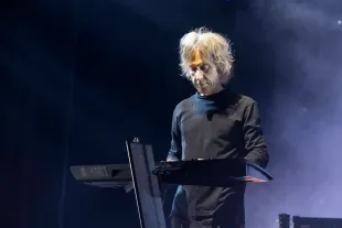 Perry Bamonte of The Cure performs in concert at Avicii Arena on October 10, 2022 in Stockholm, Sweden. (Photo by Michael Campanella/Redferns)