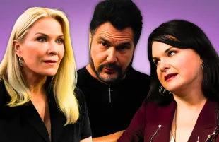 Brooke, Bill and Katie from The Bold and the Beautiful [Custom cover edited by Primetimer. Original Images © CBS]