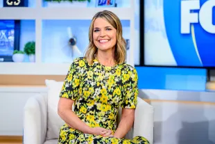 NEW YORK, NEW YORK - FEBRUARY 27: Savannah Guthrie visits "Fox & Friends" to discuss her new book "Mostly What God Does: Reflections on Seeking and Finding His Love Everywhere" at Fox News Channel Studios on February 27, 2024 in New York City. (Photo by Roy Rochlin/Getty Images)