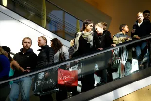 Crowd at Somerset Collection shopping mall-Source: Getty Images