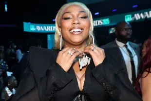 Lizzo attends the 2025 BET Awards at Peacock Theater in Los Angeles, California, on June 9, 2025. (Source: Getty/Johnny Nunez)