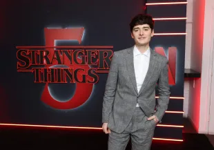 NEW YORK, NEW YORK - DECEMBER 17: Noah Schnapp attends Netflix's Stranger Things SAG Nom Com Screening & Q&A at Metrograph on December 17, 2025 in New York City. (Photo by Mike Coppola/Getty Images for Netflix)