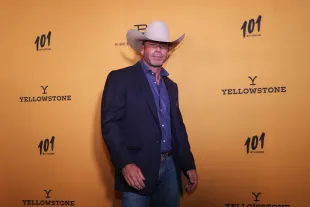 Taylor Sheridan attends the black carpet during "Yellowstone" Season 5 Fort Worth Premiere at Hotel Drover on November 13, 2022 in Fort Worth, Texas - Source: Getty