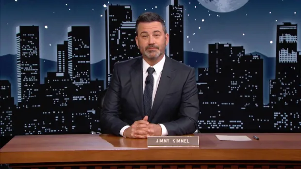 UNSPECIFIED - NOVEMBER 17: In this screengrab, Jimmy Kimmel speaks at the 2021 Media Access Awards Presented By Easterseals on November 17, 2021. (Photo by Media Access Awards Presented By Easterseals/Getty Images for Easterseals)
