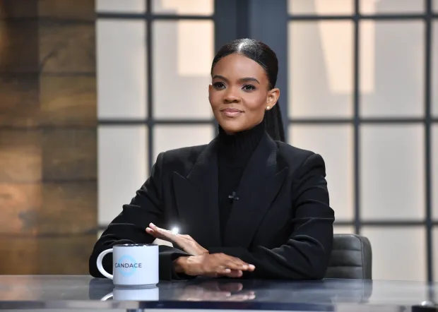 NASHVILLE, TENNESSEE - FEBRUARY 22: Candace Owens is seen on set of "Candace" on February 22, 2022 in Nashville, Tennessee. The show will air later today. (Photo by Jason Davis/Getty Images)