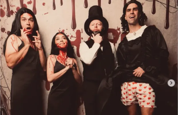 7 Celebrities Who Paid Tribute to Other Stars This Halloween with Their Costumes (Image via Instagram / @sarahhyland)