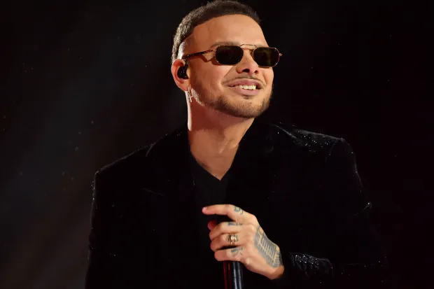 NASHVILLE, TENNESSEE - DECEMBER 31: Recording Artist Kane Brown performs on stage at Bicentennial Capitol Mall State Park on December 31, 2024 in Nashville, Tennessee. (Photo by Jason Davis/Getty Images)