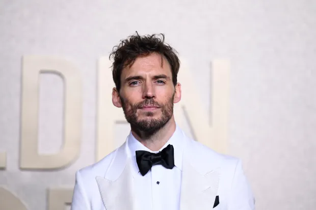 Sam Claflin at the 81st Golden Globe Awards held at the Beverly Hilton Hotel on January 7, 2024 in Beverly Hills, California. (Photo by Gilbert Flores/Golden Globes 2024/Golden Globes 2024 via Getty Images)