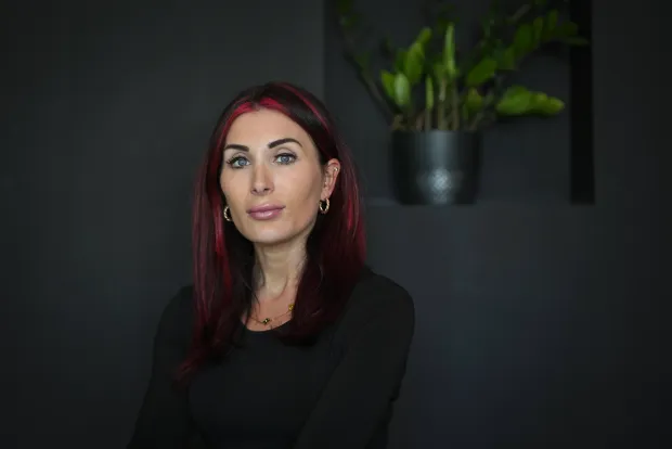 VERO BEACH, USA - April 02, 2024:  Far-right activist Laura Loomer. (Photo by Jacob M. Langston for The Washington Post via Getty Images)