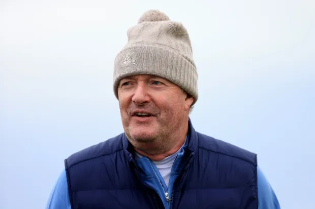 Piers Morgan asked Nick Fuentes why he has not tied the knot until now (Image via Getty)