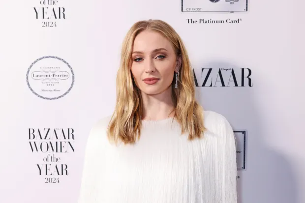 Sophie Turner attends the 2024 Harper's Bazaar Women of the Year Awards, held in partnership with The Platinum Card by American Express, at Claridge's Hotel on November 5, 2024 in London, England. (Photo by Dave Benett/Getty Images for Harper's Bazaar UK)