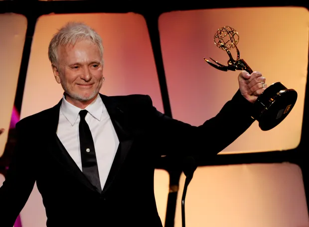BEVERLY HILLS, CA - JUNE 23: Actor Anthony Geary accepts the award for Outstanding Lead Actor onstage at the 39th Annual Daytime Entertainment Emmy Awards at the Beverly Hilton Hotel on June 23, 2012 in Beverly Hills, California. (Photo by Kevin Winter/Getty Images)