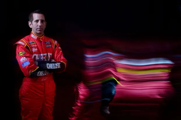 DAYTONA BEACH, FL - FEBRUARY 16:  NASCAR Sprint Cup Series driver Greg Biffle poses for a portrait during NASCAR Media Day at Daytona International Speedway on February 16, 2016 in Daytona Beach, Florida.  (Photo by Jared C. Tilton/Getty Images)