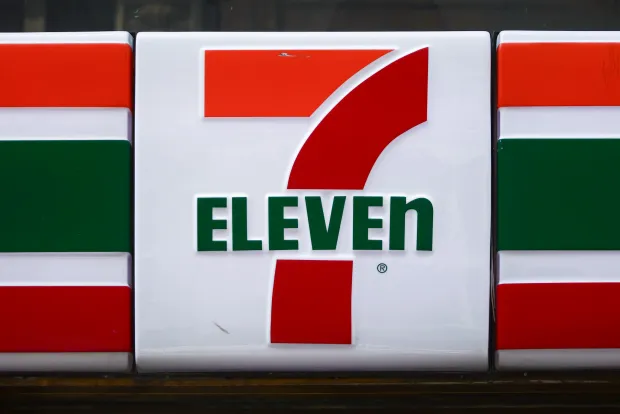 7-Eleven logo is seen on a store in Manhattan, New York City, United States of America on July 16th, 2024. (Photo by Beata Zawrzel/NurPhoto via Getty Images)