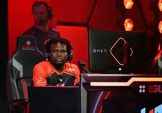 LAS VEGAS, NEVADA - AUGUST 10: Kanel Joseph competes during the Global Gaming League's Everybody Games competition at HyperX Esports Arena Las Vegas at Luxor Hotel and Casino on August 10, 2024 in Las Vegas, Nevada. (Photo by Bryan Steffy/Getty Images for The Global Gaming League)