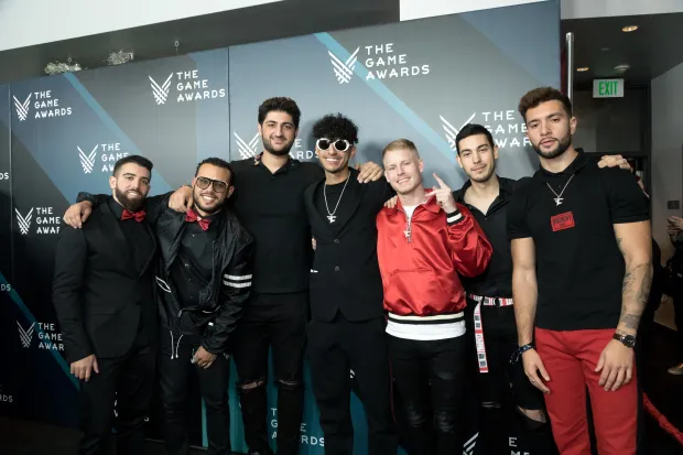 A few members of the FaZe Clan attend The Game Awards 2017 at Microsoft Theater on December 7, 2017 in Los Angeles, California.  (Photo by Greg Doherty/Getty Images)
